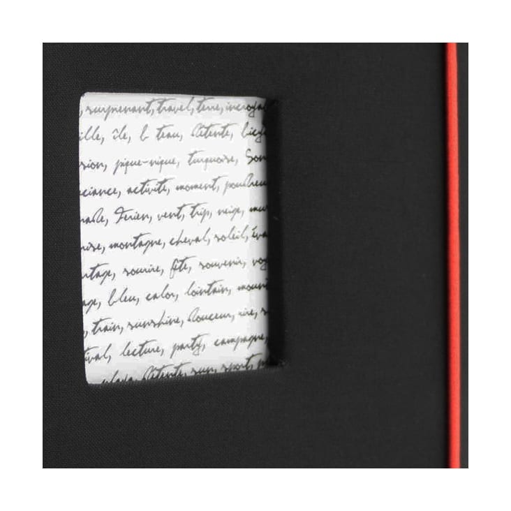 Album photo pochettes noir 500 photos 11.5x15 cm Linea