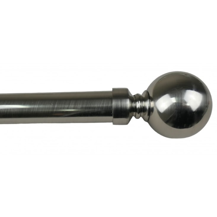 Kit tringle extensible ø 25/28 165 à 310cm - Nickel brossé-Sphere