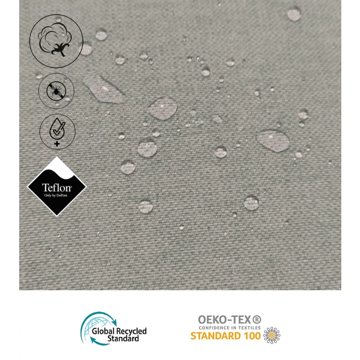 Mantel estampado multicolor antimanchas algodón 140x100 cm-Dulce cropped-3