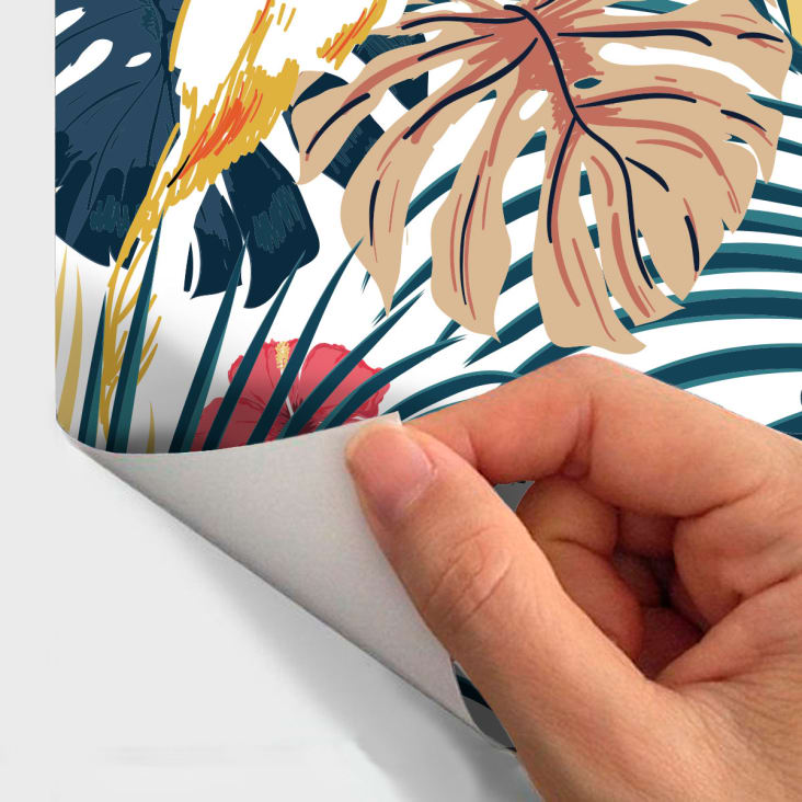 Sticker effet papier peint villa de cura 60x60cm cropped-6