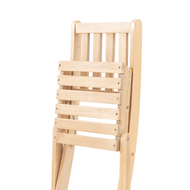 Set 6 Sedie Pieghevoli In Legno Di Faggio - Naturali, Salvaspazio 42x40x78 Cm Per Interno Ed Esterno