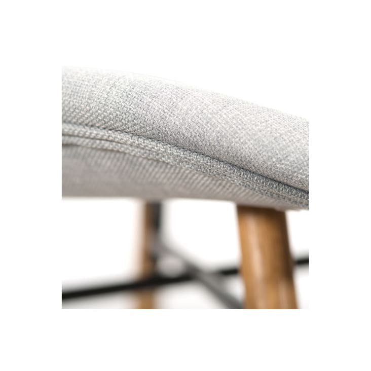 Table rectangulaire à rallonges L160/240  + 4 chaises tissu cropped-10
