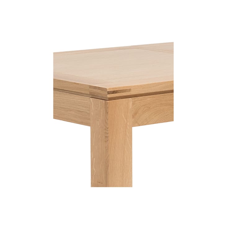 Table rectangulaire à rallonges L160/240  + 4 chaises tissu cropped-7