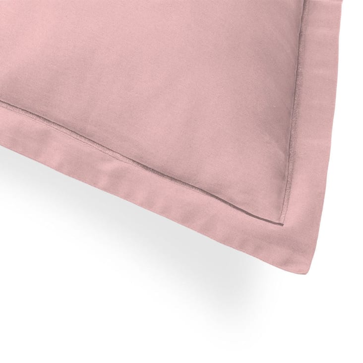 Federe (x2) raso di cotone 65x65 rosa Julia