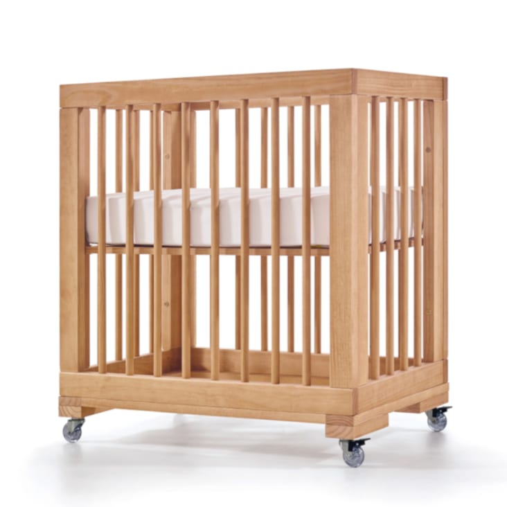 Pack lit bébé évolutif avec matelas bois massif 70x140 cm KYOTO