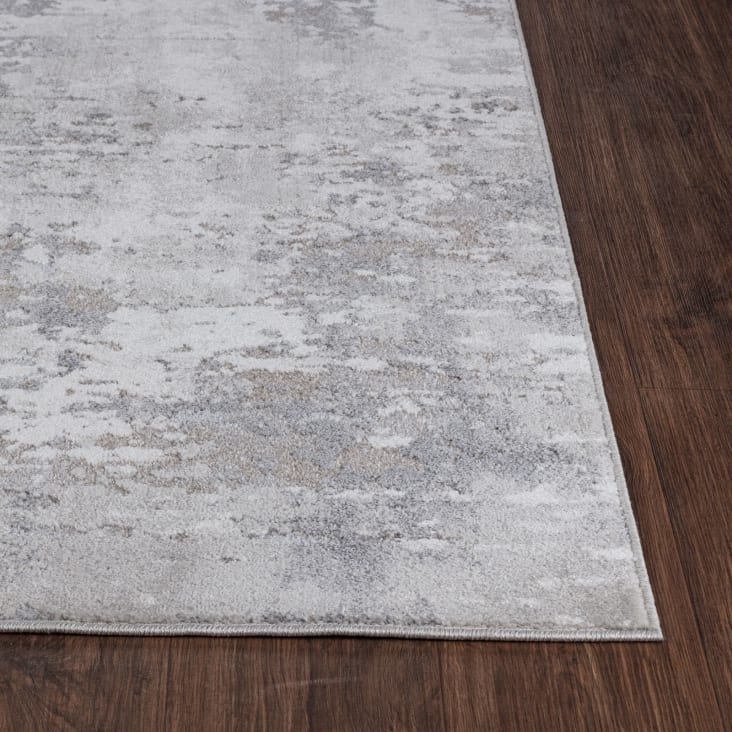 Abstrakt - Monde - Maisons DONNA Teppich du und Grau Weiß Modern | 120x170cm