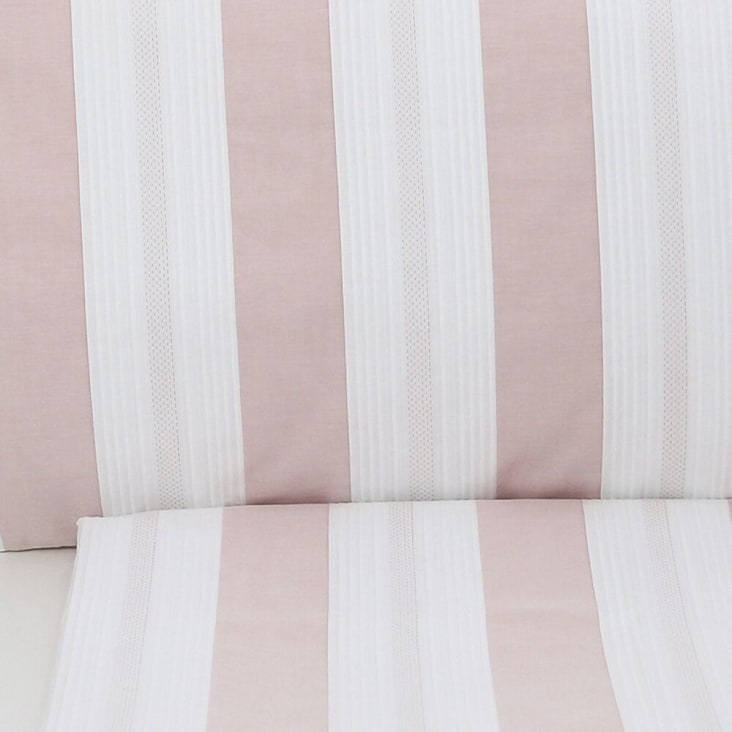 Funda nórdica rosa 100% algodón 200x220 cm (cama 135cm) + 2 alm. PREGAS