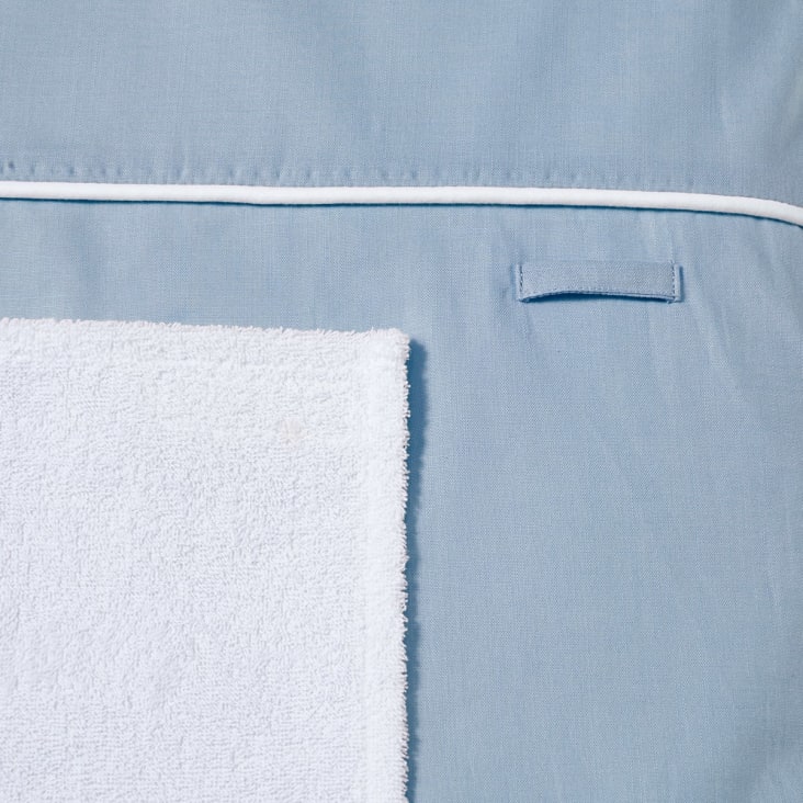 Matelas à langer lavable coton bleu 70x80 cm cropped-4