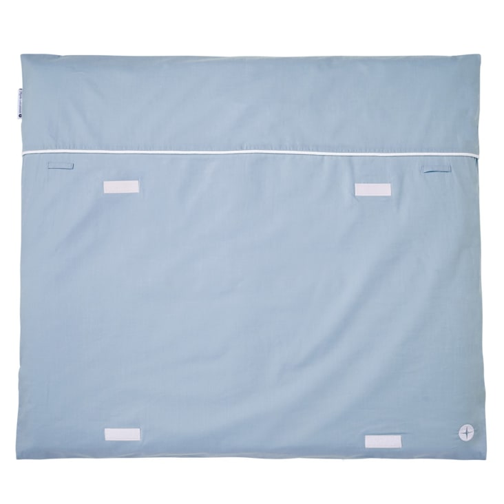 Matelas à langer lavable coton bleu 70x80 cm cropped-7