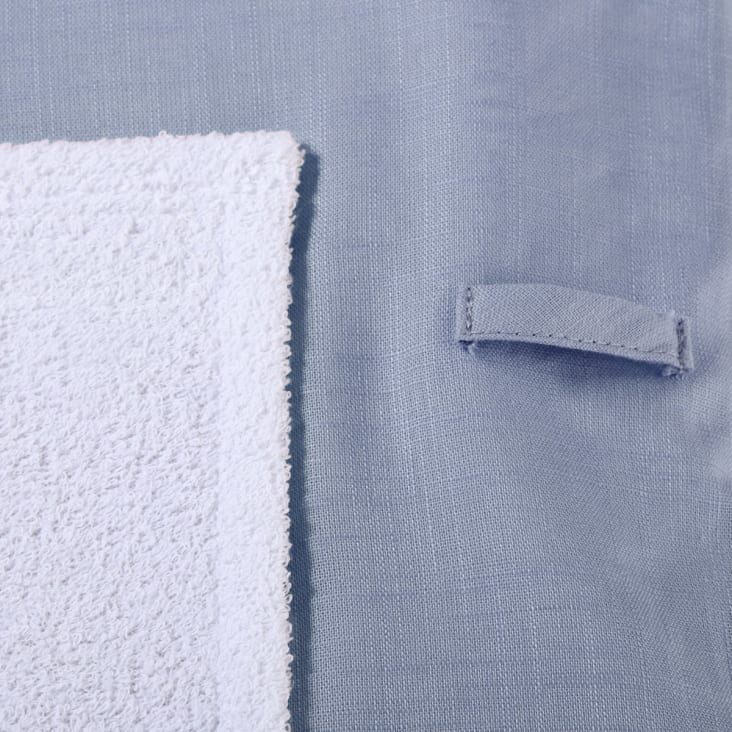 Matelas à langer lavable coton bleu 70x50 cm cropped-5