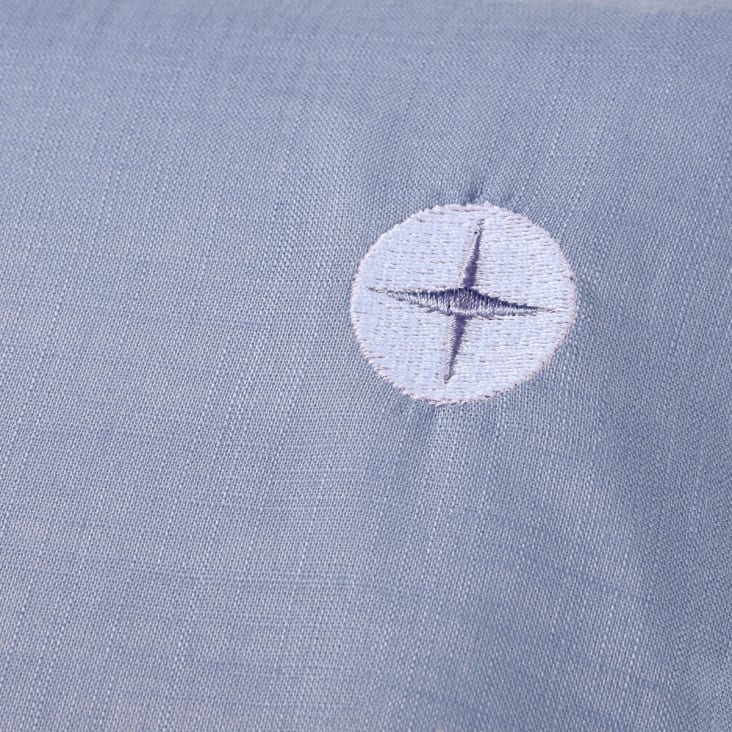 Matelas à langer lavable coton bleu 70x50 cm cropped-7