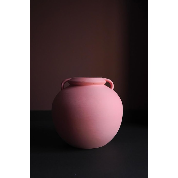 Vaso stampa 3d PLA rosa chiaro h20cm XL