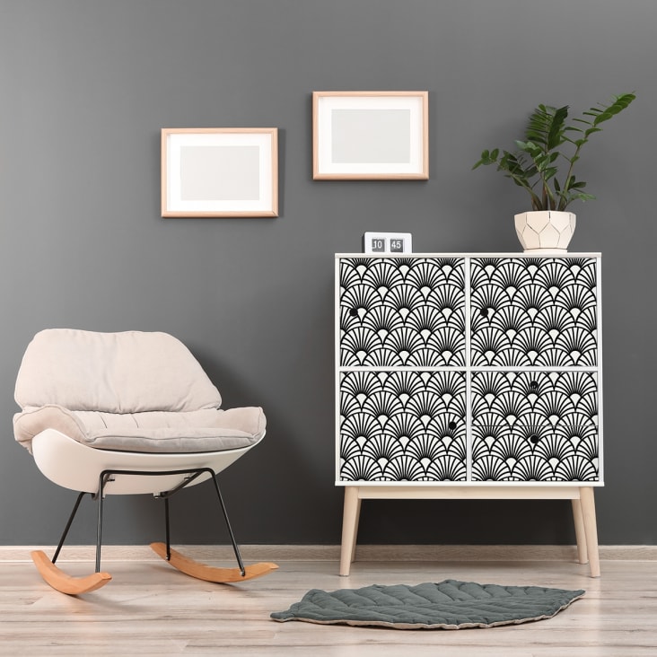 Sticker meuble scandinave aurorin 40x60cm
