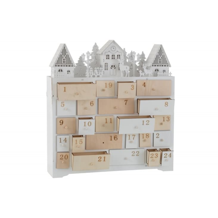 Calendrier de l'Avent en Bois Townhouse –