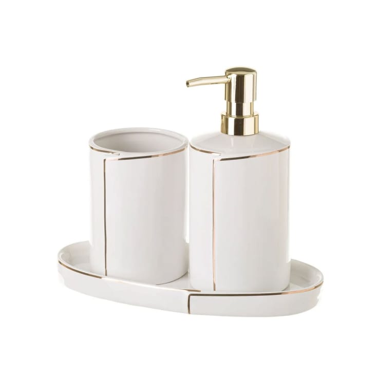 Horloge de salle de bain suspendue imperméable à l'eau, élégante et  tendance pour la maison (blanc) MOSELOTA - Conforama