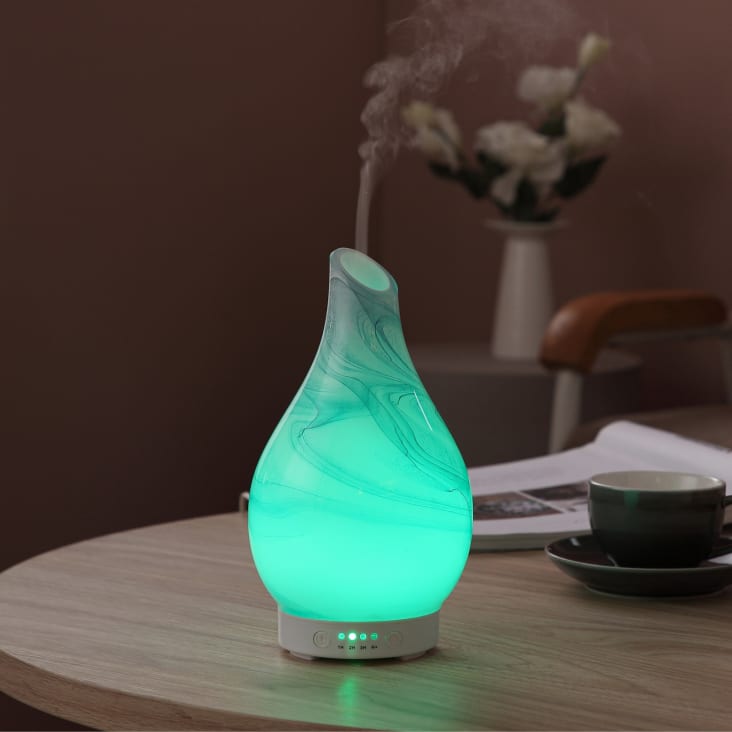 Diffusore Oli Essenziali Porseme In Vetro 280ml - Ultrasuoni, 7 LED Colorati, Timer, Senza BPA, Per Aromaterapia - Foto 5