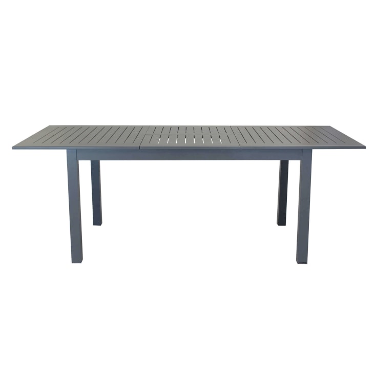 Tavolo da giardino allungabile in alluminio marrone 150/210x90 cm ARGENTUM