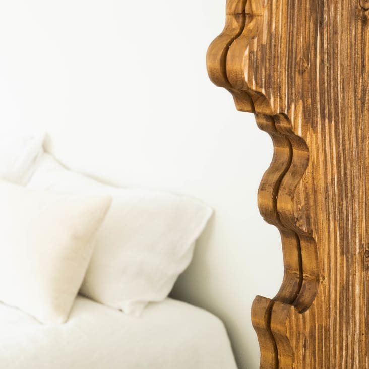Espejo de pared y cuerpo entero de madera color olivo 165 cm Amarie