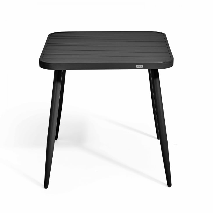 Ensemble table de jardin et 2 fauteuils en aluminium/bois noir-Bristol cropped-3