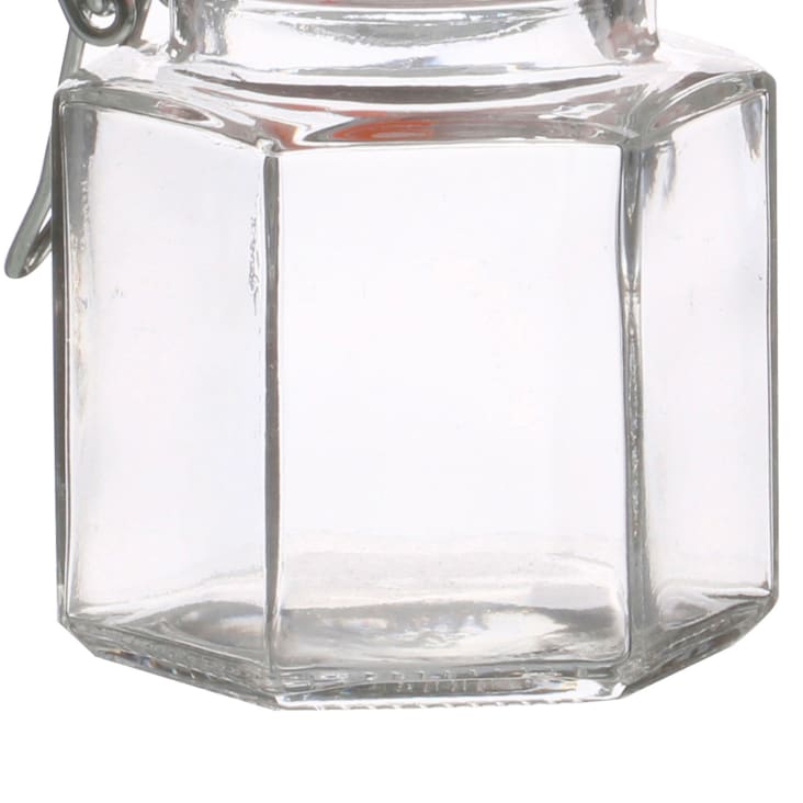 Petit pot confiture hermétique verre avec clip 100ml