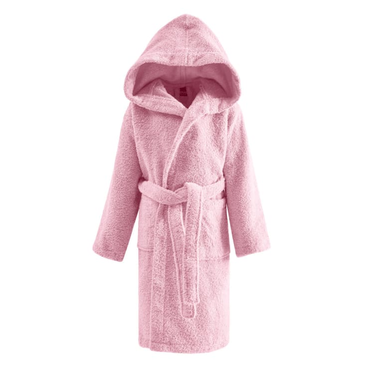 Peignoir enfant capuche 400 g m poudre 08 10 ans Studio