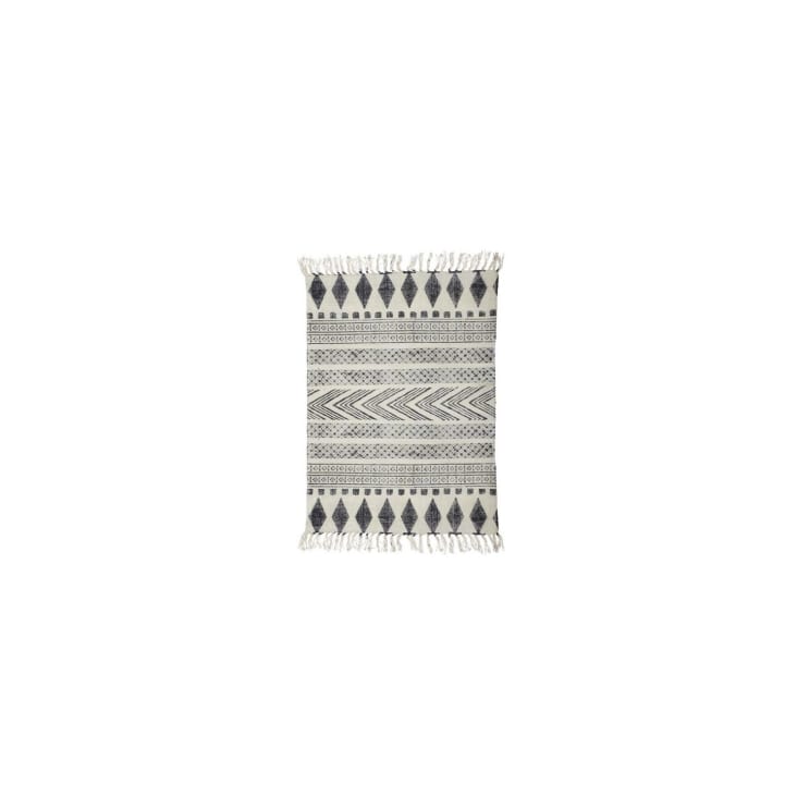 Tapis salon moderne avec motif graphique beige, gris et noir-160x230 KARENA