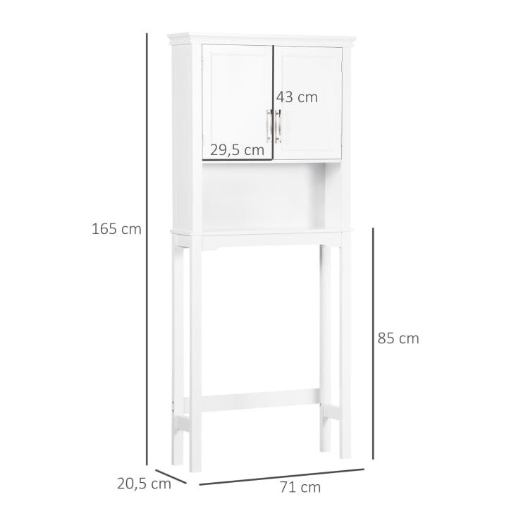 Armario de lavadora blanco 71×71,5×91,5 cm – For My Casa