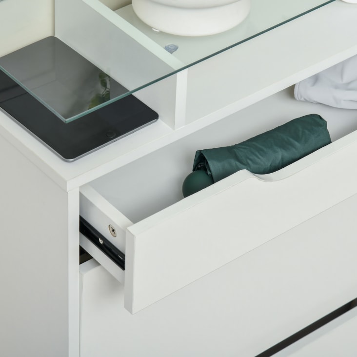 Mueble Zapatero Blanco 89x23x96 cm Maisons du Monde