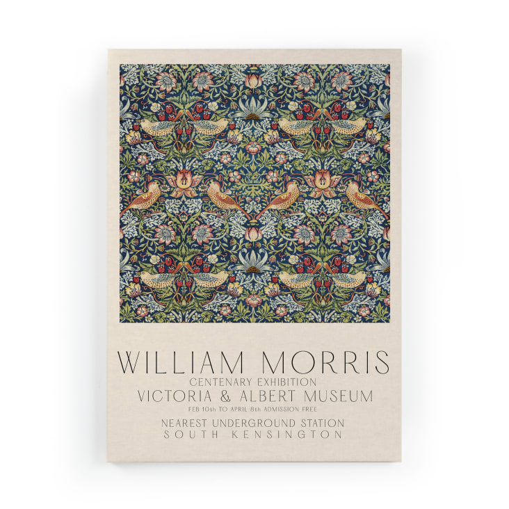Stampa artistica dell'orso grizzly di William Morris: decorazione della foresta in stile cottagecore scuro - Italia