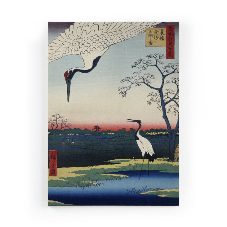Quadro su tela, Samurai giapponese Guerriero - 80x120