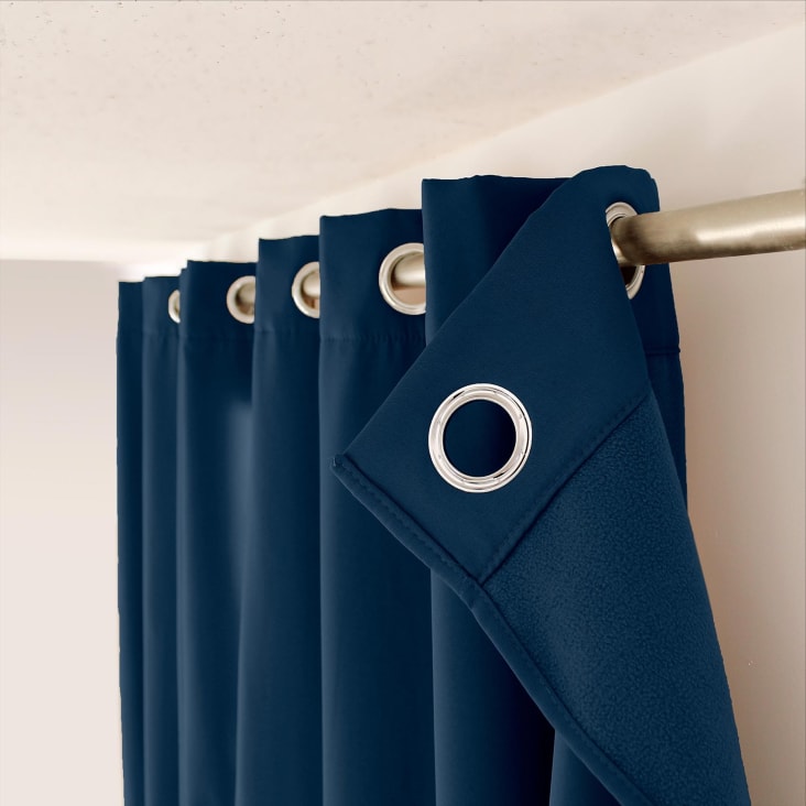 rideaux et rideaux bleu marine
