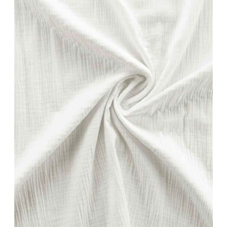 Housse de Couette Double Gaze de Coton 240 x 220 cm Chantilly (White) Blanc  : : Cuisine et Maison