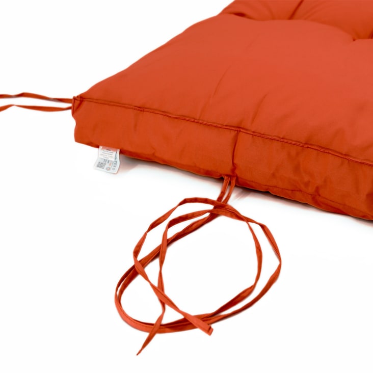 Materassino per lettino prendisole in poliestere 185x55 cm arancione cropped-6