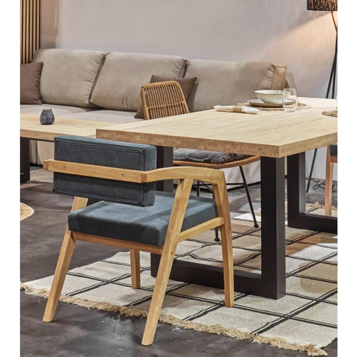 Mesa auxiliar de sofá de madera, mesa de reposabrazos de silla