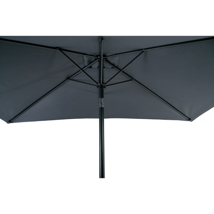 Parasol Rectangulaire Inclinable Gris Anthracite 2x3m 38mm - Aluminium cropped-2