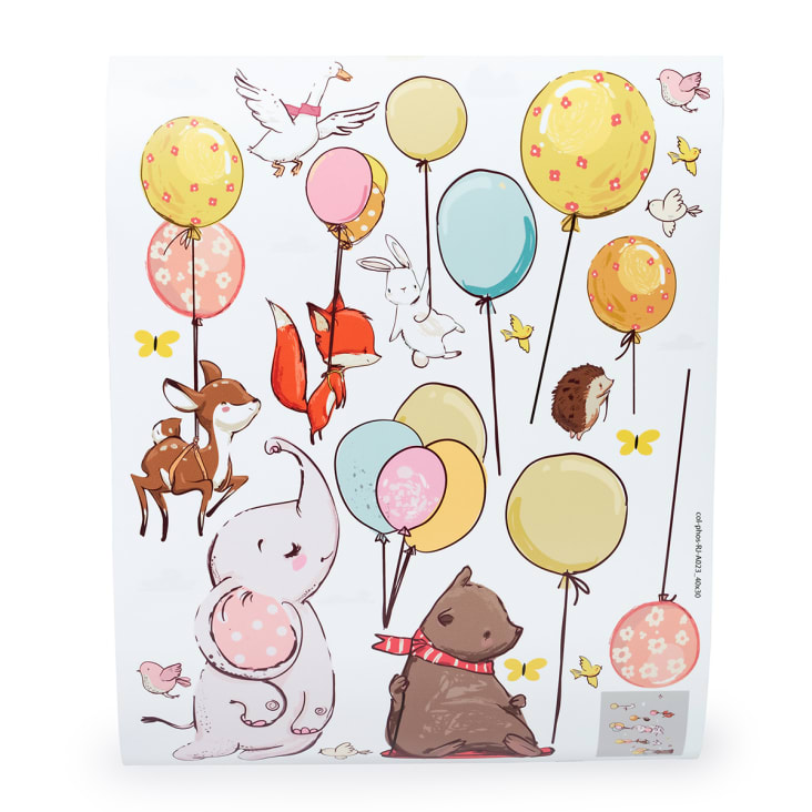 Stickers mural phosphorescents lumineux enfant 55x40cm