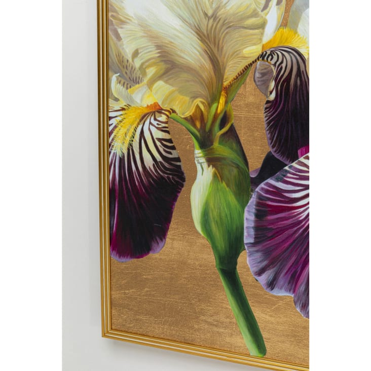 Quadro glamour in carta dorata 150x100x3 cm IRIS