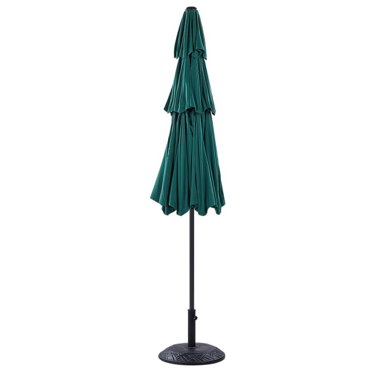 Parasol de jardin ⌀ 2.85 m vert émeraude-Bibione cropped-4