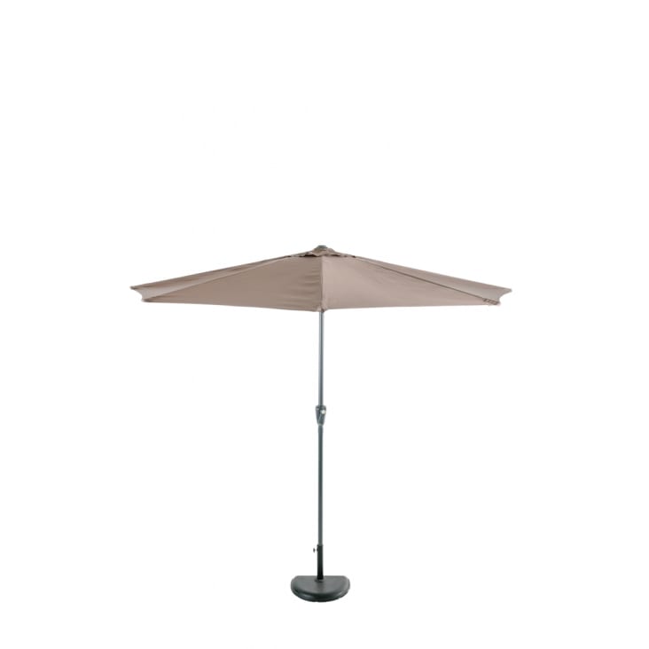 Parasol Balcon 2.7m Taupe 38mm - Taupe cropped-2