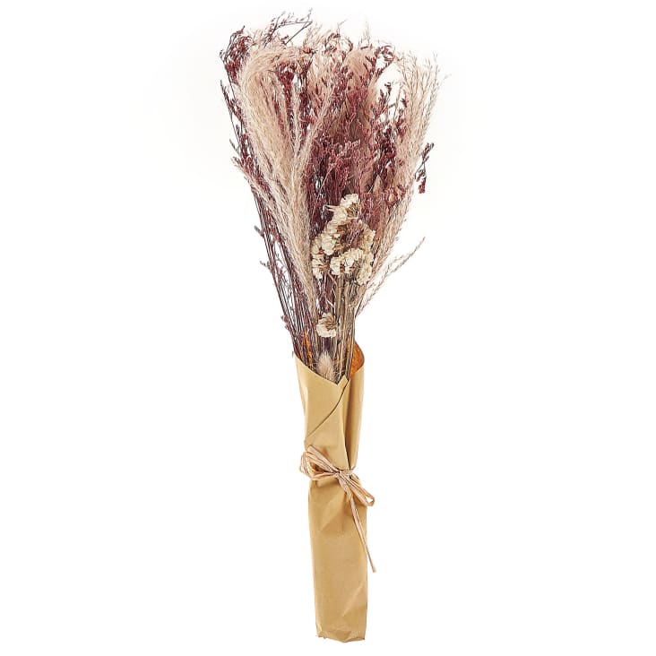 Ramo de flores secas rosa natural marrón 50 cm ZAMORA
