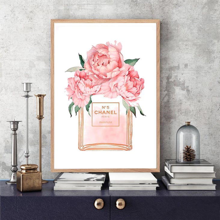 Chanel No5 Parfum Affiche, Fleurs et plantes