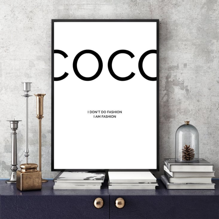 Coco Chanel Store Poster  Fashion Wall Art  Chanel Photography Print   Chic by Virginie Pty Ltd