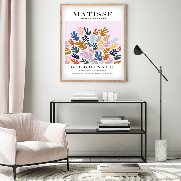 Poster con cornice in rovere - Papiers Découpes - 50x70 Matisse