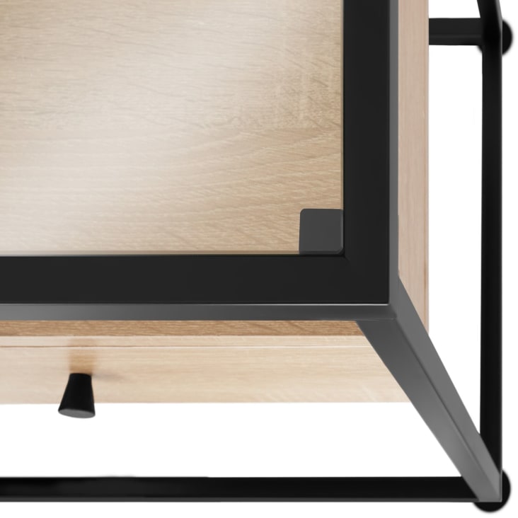 Versa Console In Stile Industriale, Misure H X L X L 60 X 30 X 110 Cm