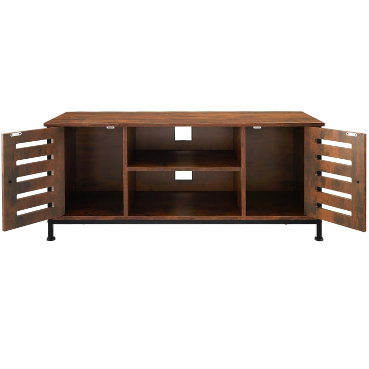 Mueble bajo para televisor carlow 110x415x505cm conglomerado madera Tt