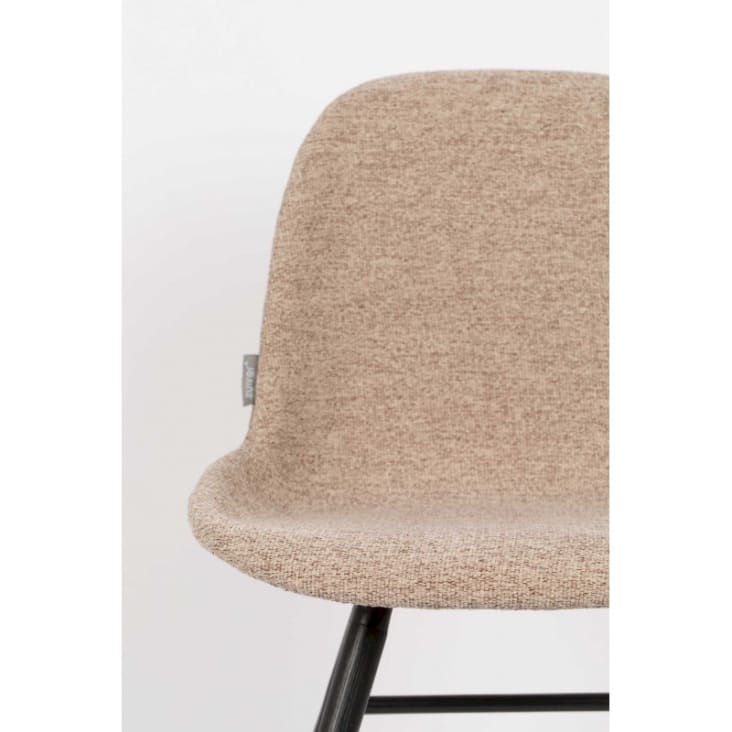 Chaise design en tissu beige-Albert kuip soft cropped-9