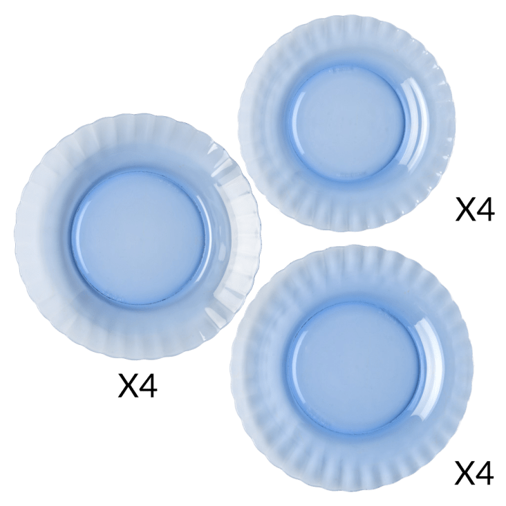 Plato llano blanco porcelana Ø 20 cm -Vajillas, Cristalería y Menaje