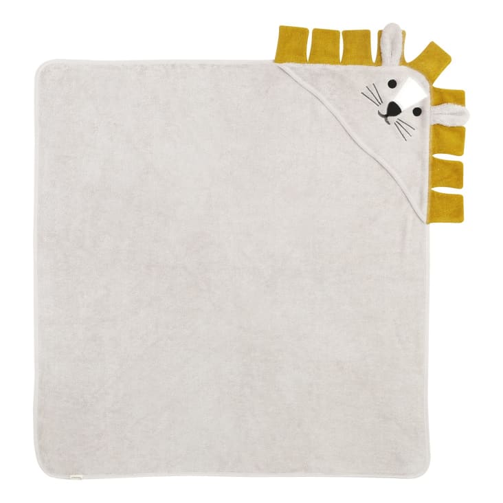 Serviette à Capuche En Mousseline - LIONELO - 100% Naturel - 80 X 80 Cm Des Le Premier Jour De Vie Beige Gres P1476115c1476117