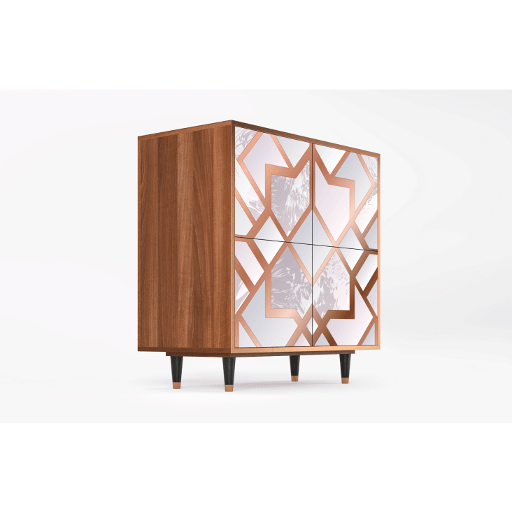 Credenza rosa chiaro 4 porte L 96 cm PASTEL FAIRYTALE Maisons du Monde