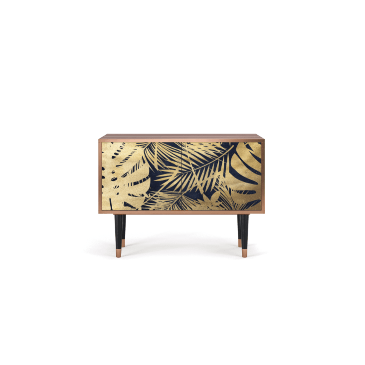 Credenza bassa blu e gialla 2 porte L 94 cm JUNGLE VIBES Maisons du Monde